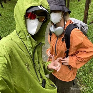 JTL品質優選-2025美式複古戶外機能連帽春季寬鬆防曬速幹外套衝鋒衣男女情侶潮