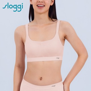 sloggi-BASIC SPORTY COOL清爽律動U領內衣 初櫻淡粉｜11-2004 EZ