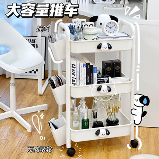🏘居家用品🏘【10.7萬人收藏】小推車置物架落地多層家用臥室嬰兒移動零食廚房多功能儲物收納架