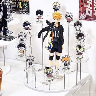 免運·免運✨ 【1.6萬人收藏】亞克力手辦展示架圓形階梯收納架動漫公仔立牌展架玩偶模型陳列架