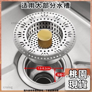 桃園有貨⚡️免運 多款式 廚房配件 水龍頭配件 不鏽鋼廚房水槽彈跳芯下水器洗碗池過濾網提籃洗菜盆堵水蓋漏水塞洗衣池435