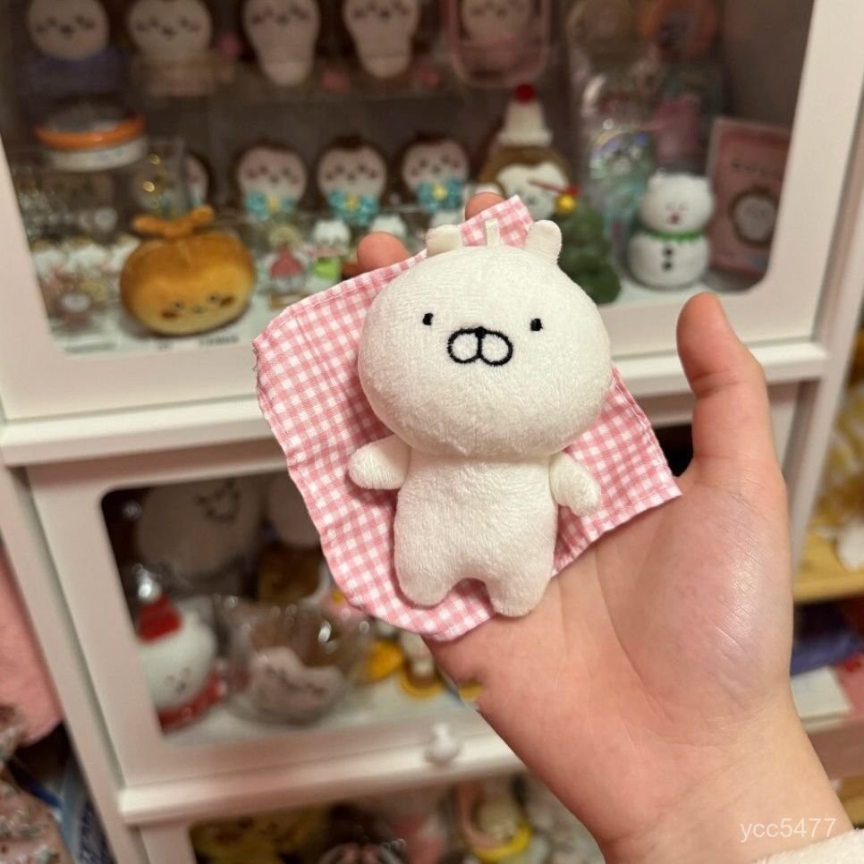 夏季新品🔥ins軟萌兔娃娃日本usamaru兔丸毛絨公仔饅頭兔毛絨公仔掛件毛絨