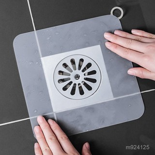 🛁居家好物下水道地漏蓋防臭器衛生間矽膠防臭墊廚房洗手間廁所矽膠地漏墊過濾貼 排水孔貼 拋棄式濾網 一次性地漏貼紗窗貼