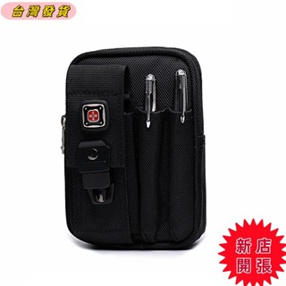 🔥新店開張🔥戶外腰包 瑞士軍刀男手機腰包多功能穿皮帶5.5寸6寸手機戶外防水運動腰挎包 經典款式