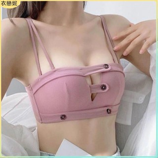 新店特惠✨新款內衣 軟軟胸墊 加厚墊上託深v爆乳無痕無鋼圈內衣 防下垂上託小胸聚攏調整型收副乳無鋼圈胸罩