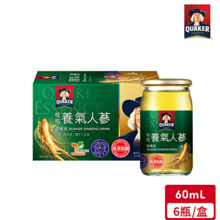 桂格 無糖養氣人參(60mL/瓶)*6入【超取最多2盒】｜官方直營