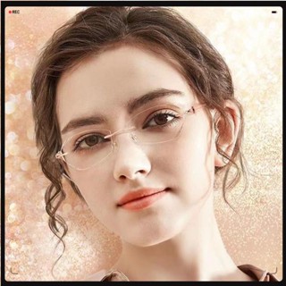 新款高檔鉆石切邊女士時尚星光無框高畫質輕薄