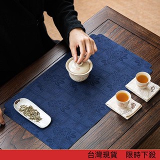 【限時特惠】幹泡茶席防水布墊茶几桌布茶臺配件茶盤功夫茶具茶巾茶布禪意布藝