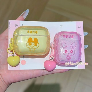 拓麻歌子 甜心吉 適用於Airpods Pro2保護套1/2/3/4代耳機殼 蘋果無線藍牙耳機收納盒 防摔矽膠 果凍殼