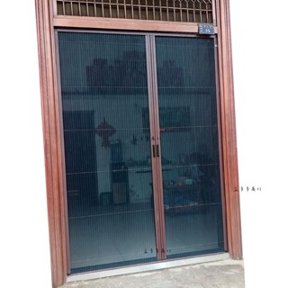 【客製|送貨到府】折疊門隱形推拉門伸縮沙門鋁合金防蚊紗窗門防蚊門簾無軌紗門家用