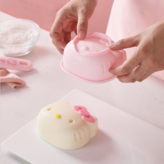 活動款學廚hellokitty蛋糕模具矽膠慕斯模具立體耐高溫家用 下午茶模具 糕點模具 麵食模具