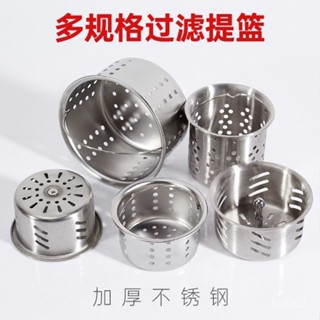 【西西生活好物】廚房用品 提籃過濾 隔渣小提籃 下水器配件 廚房水槽 不銹鋼下水漏網