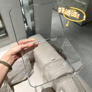🌟臺灣出貨🌟多功能透明大容量桌面收納盒辦公室宿舍有蓋防塵整理盒子實用優選🌟dg8tj4m3t0