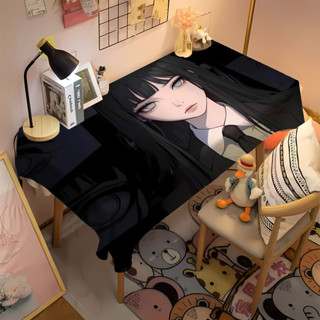 24H桃園出✨ins【二次元少女】動漫房間臥室化妝臺布電腦防塵布書桌桌布免洗