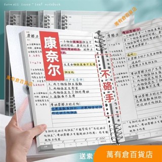【特賣】A4/B5筆記本記憶本 康奈爾活頁筆記本記憶本 網格/橫線加厚 高效記憶學生推薦