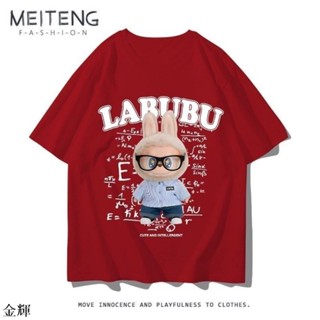 【臺灣出貨】【Fashionsun】M-8XL T 恤夏季日本眼鏡卡通拉布印花 T 恤純棉男士女士中性超大加大碼 T 恤