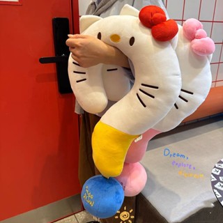問號頸枕 長條枕頭🎁新款少女心問號頸枕夏季午睡枕旅途創意u型枕沙發抱枕生日禮物 問號U型枕頭