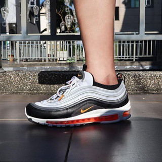 NIKE AIR MAX 97 銀黑 橘色 銀彈 橘勾 復古 反光 子彈 穿搭 CW5419-101潮流鞋