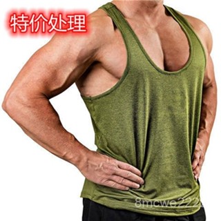 熱銷🔥運動背心 健身背心 機能背心 透氣 排汗背心 籃球背心 肌肉兄弟歐美男純色V領無袖上衣T恤休閒運動健身背心