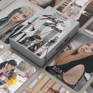 新品 Blackpink 小卡 blackpink小卡應援粉墨新專輯海報照片Lisa金智秀樸彩英lomo卡片 bla
