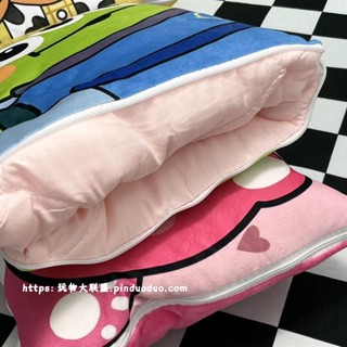 可愛玩具總動員 三眼怪娃娃 可愛動漫卡通玩具總動員系列多功能二合一抱枕毯子車載靠墊被子 玩具總動員 巴斯光年 禮物