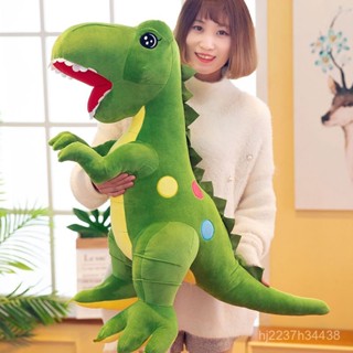 💖公仔 玩偶 毛絨玩具 抱枕 靠枕 霸王龍公仔毛絨玩具 女孩玩偶睡覺男孩布娃娃禮物兒童恐龍玩具大全