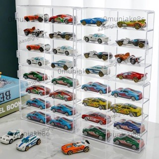 tomica 收納 1 64 收藏盒 多美小汽車 風火輪 玩具車模展示架透明模型收納架多美卡收納盒陳列櫃小汽車展示可