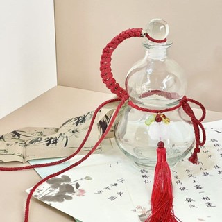 【暢銷臺灣好物免運✨】【店鋪熱銷】景點葫蘆奶茶水壺景區爆款奶瓶燒僊草玻璃瓶創意玻璃葫蘆泡酒瓶