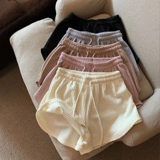 GALA衣櫥 2025居家網紅健身跑步短褲女夏薄款休閒大碼闊腿高腰a字運動熱褲