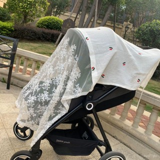 新款韓國ins手推車蚊帳擋風遮陽布透氣防風防蚊蟲防曬蓋布