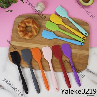 桃園發貨★小號刮刀 食品級矽膠刮刀 廚房烘焙工具蛋糕抹刀 食品級耐高溫一件式式奶油刮刀 奶油抹刀
