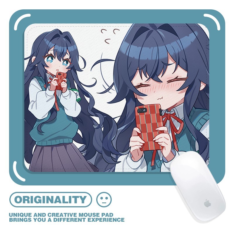 精選💖呆萌無口好本靜鼠標墊超喜歡你的100個女朋友動漫周邊防滑超耐磨