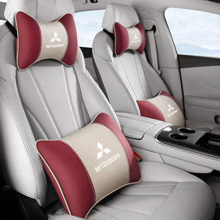 適用於三菱汽車頭枕ASX車載靠墊車用護頸枕 適用 ZINGER Sport Outlander Pajero 汽車抱枕