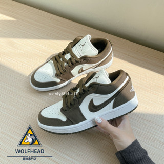 NIKE AIR JORDAN 1 AJ1 摩卡 咖啡 棕 刺繡 DV0426-301