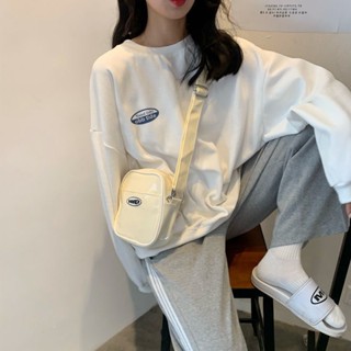 Ctian0613秋季新款ins韓版原宿bf慵懶風怕寬鬆長袖體恤女學生休閒打底衫上衣潮
