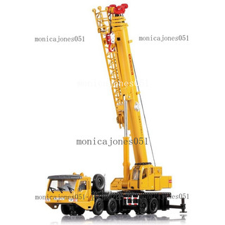台灣熱銷｜【3053人在3小時內髮貨】凱迪威閤金工程車模型1:55重型起重機大吊車玩 具金屬模型男孩吊車-免運