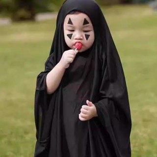 『臺灣出貨』萬聖節兒童服裝 男童 無臉男 cosplay服裝 扮寶寶服飾 鬥篷女 搞怪衣服 角色扮演 萬聖節服裝