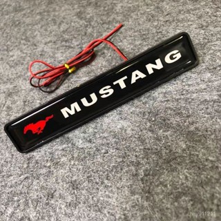 SD嚴選🏅福特野馬中網燈Mustang標誌髮光燈LED個性裝飾條帶燈網紅中網改裝