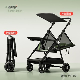 【哆哆購】免運 口袋推車 嬰兒手推車寶寶溜娃神器一鍵折疊輕便小巧口袋車1-6嵗 UVGD