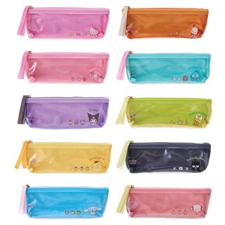 【現貨】小禮堂 Sanrio 三麗鷗 PVC透明細筆袋 (角色興趣款) Kitty 酷洛米 大耳狗