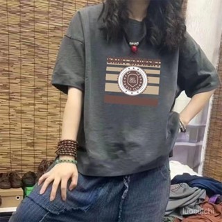 【臺灣現貨】100%純棉 大尺碼女裝 寬鬆T恤 潮牌T恤 女生上衣 韓版T恤 純棉t恤 短袖t恤 韓國上衣 美式上衣