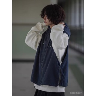 🔥戶外運動背心男 春秋馬甲外套男 寬鬆時尚馬甲 透氣大尺碼外套男 休閒運動工作背心日系秋季連帽馬甲背心男功能透氣耐夏季