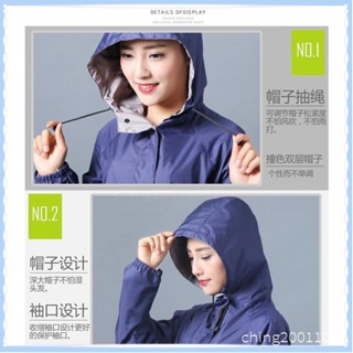 新款熱賣 日系高品質風衣雨衣 時尚徒步雨衣 長款雨披 韓版可愛防風衣雨衣 機車雨衣 送收納袋HZOAA