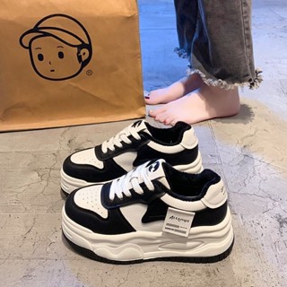 萊拉丨熊貓鞋女厚底增高小白鞋子女款2025春秋款休閒學生板鞋鞋子女跑步鞋女鞋休閒鞋運動鞋休閑鞋運動鞋椰子鞋