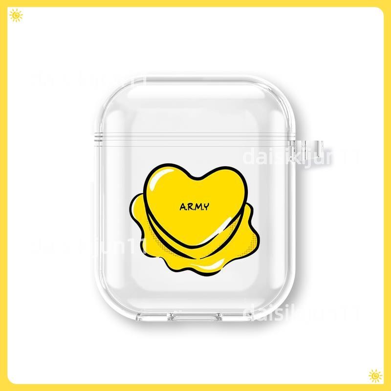 👑蝦皮優選👑 防弹少年团耳机壳BTS适用Airpods1/2/3代Pro-ARMY苹果蓝牙耳机套