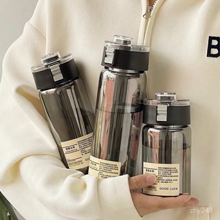 🔥新品熱賣🔥爆款【買一送一】潮流ins簡約女士水杯高顔值便攜學生塑膠杯子