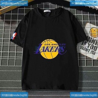 新款 NBA 春夏季 短袖 男 湖人 勇士 科比 籃球 聯名 logo 標誌 T 恤 運動 上衣 服