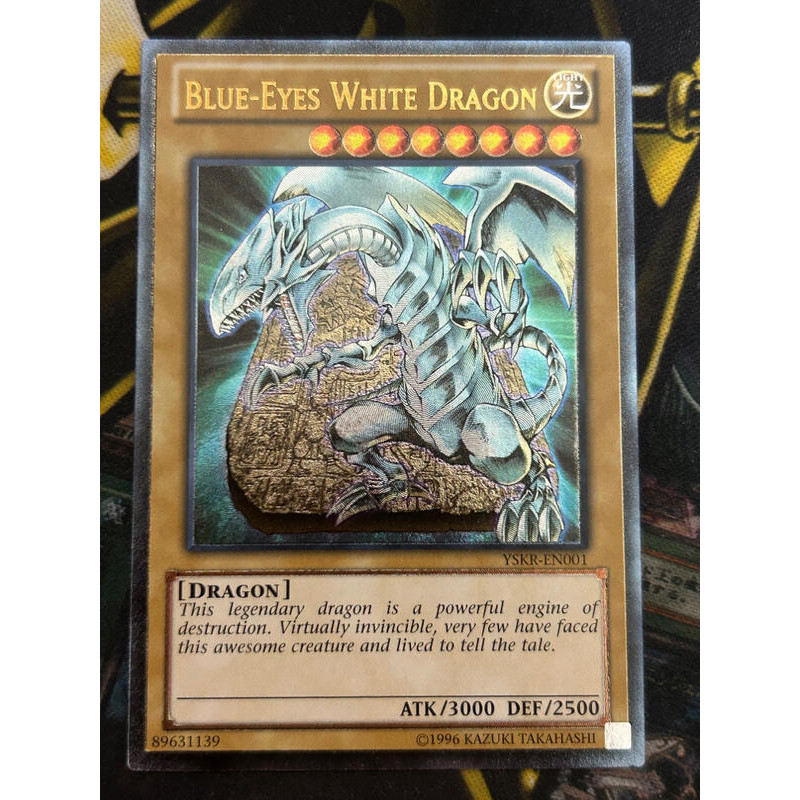 有點名 遊戲王 美英 NA YSKR-EN001 青眼白龍 浮雕 凸版 非SM-51