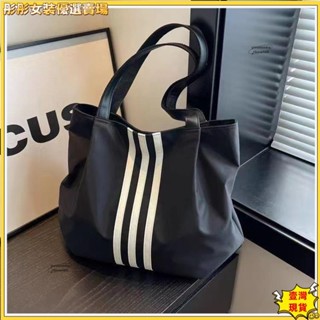 💗壹灣出貨💗現韓版慵懶風大容量帆布包女秋冬斜揹包時尚學生手提袋託包包kun