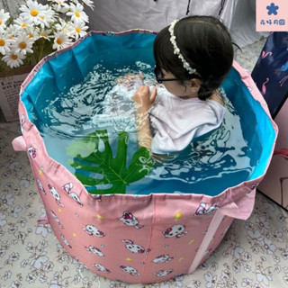 兒童泡澡袋 簡易泡澡袋 泡澡盆 寶寶遊泳桶 小孩洗澡沐浴盆 免安裝旅遊泡澡桶 洗浴盆泳池 兒童泡澡袋洗澡桶可折疊免安裝旅